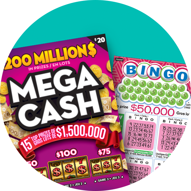 Mega Cash and Bingo tickets