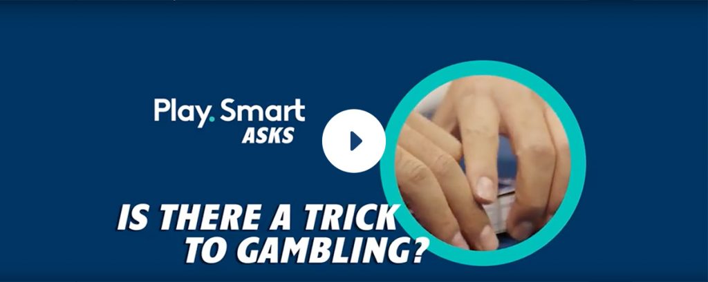 Is there a trick to gambling? Hands holding cards