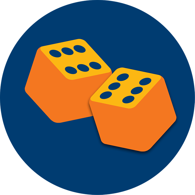 Two Dice showing 6’s.