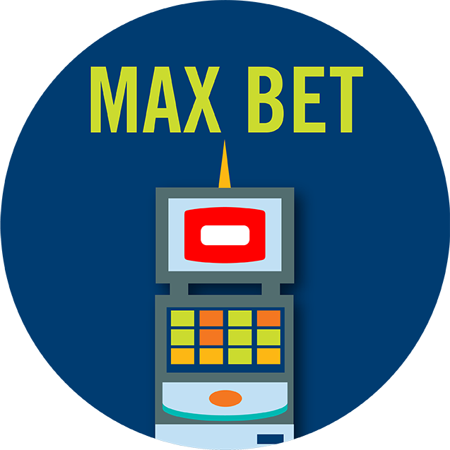 A TAP ’N PLAY cabinet with the words “MAX BET” above it.