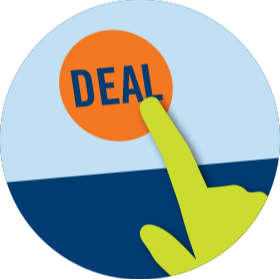 A deal button.