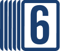 A stack of cards say “six” on top.