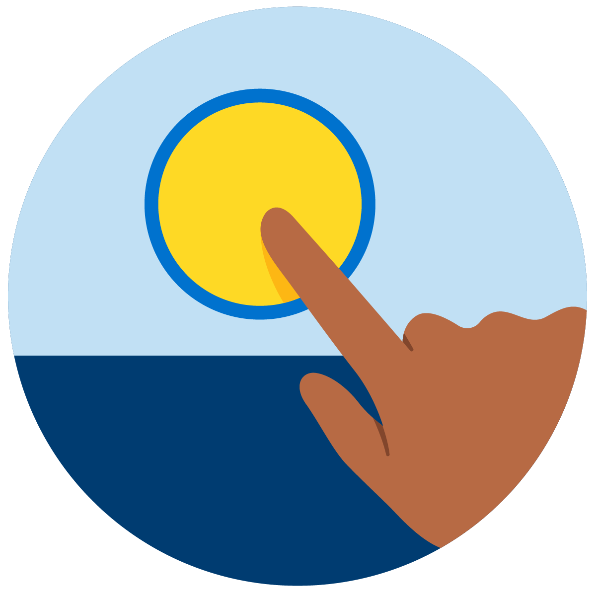 A deal button.
