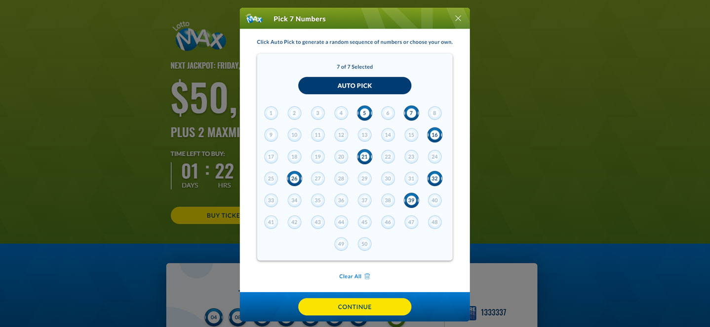 Lotto 6/49 - Lotteries - Loto-Québec