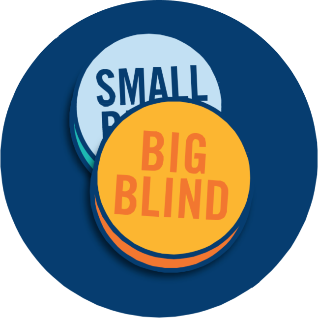 Un bouton de grosse mise à l’aveuglette est sur un bouton de petite mise à l’aveuglette.