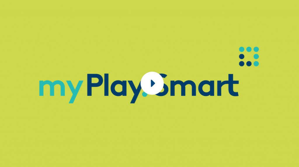 Image of a green background with My PlaySmart logo