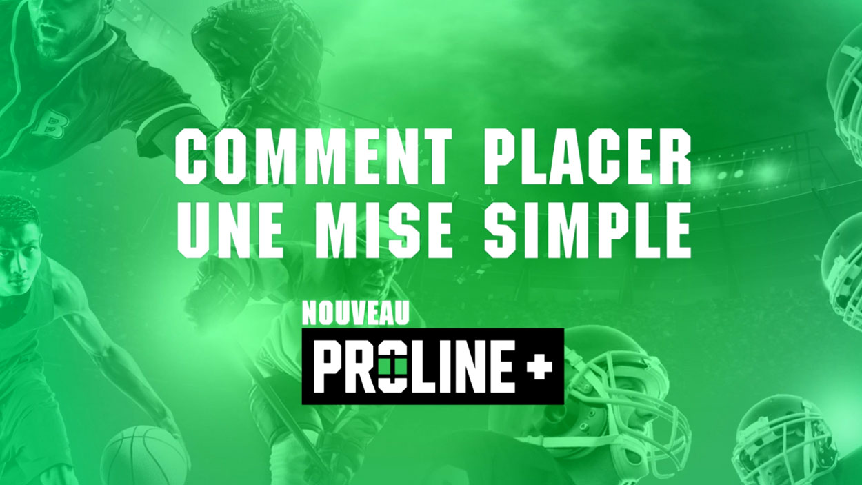 Comment placer une mise simple