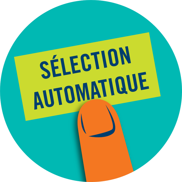 Un bouton de sélection automatique.