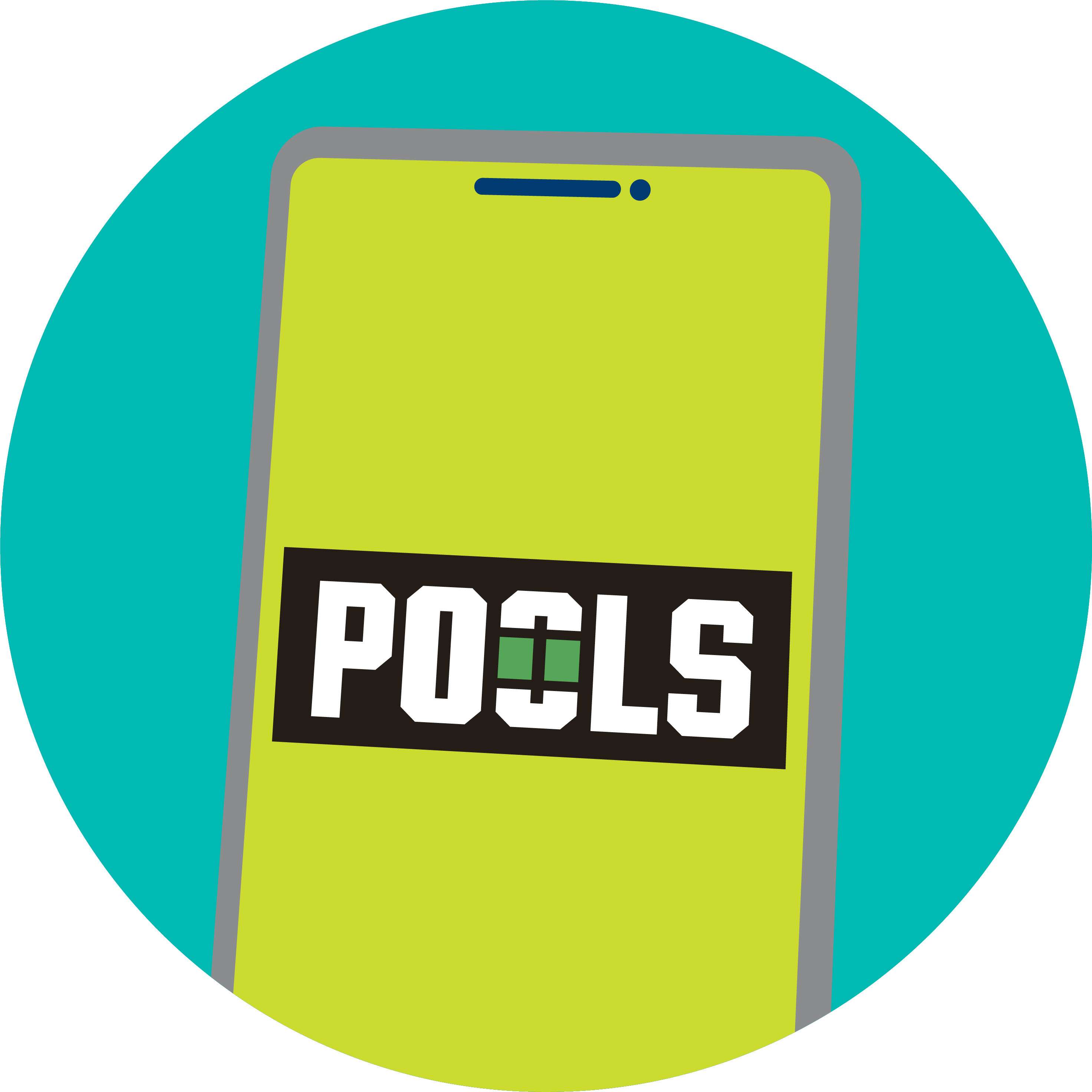 A phone screen shows the POOLS logo